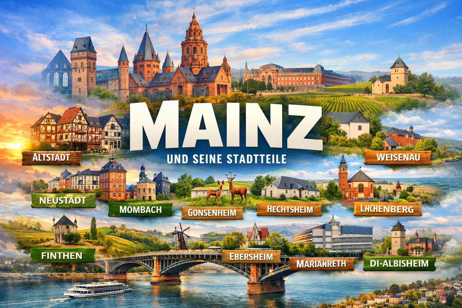 Mainz Stadteile Mainz Stadteile